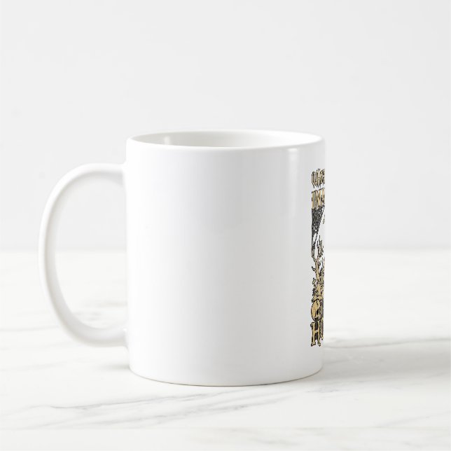 Imagination Horror Halloween Haunted House Cemeter Coffee Mug (Left)
