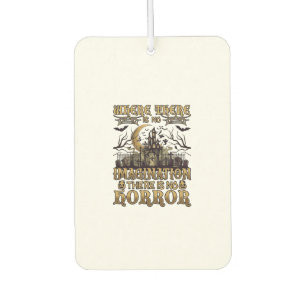 Imagination Horror Halloween Haunted House Graveya Car Air Freshener