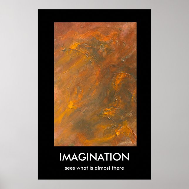 IMAGINATION, sees what is almost there Poster (Front)