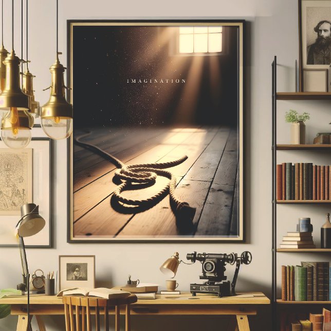 Imagination - Shibari art print (Imagination - print art inspired by shibari)