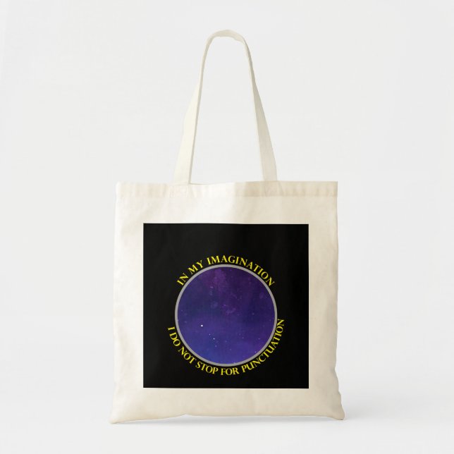 Imagination  tote bag (Front)