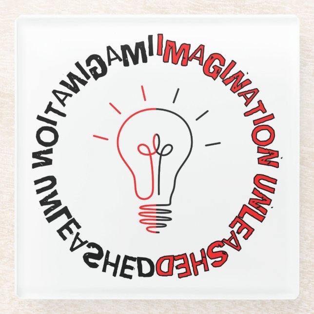 Imagination Unleased 03.b Glass Coaster (Front)