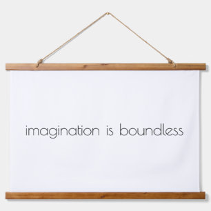 Imagination Wood Topped Wall Tapestry