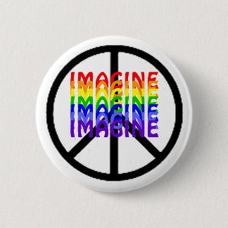 IMAGINE 6 CM ROUND BADGE