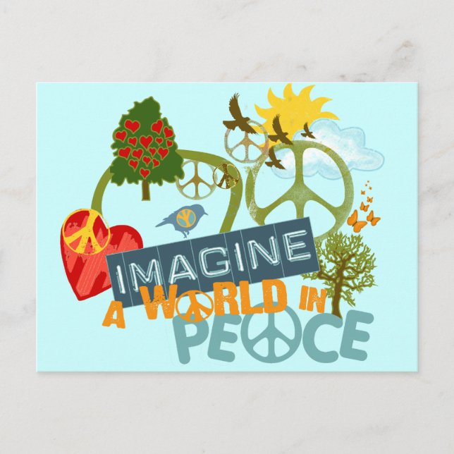 Imagine a World in Peace Postcard (Front)