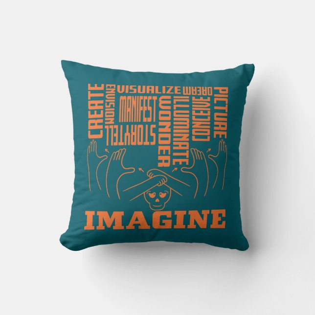 Imagine - ASL Design Cushion (Front)