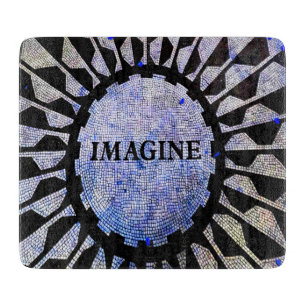 Imagine Black and Blue Mosaic Creative Fun Cutting Board