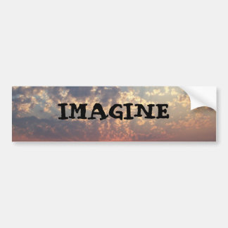 IMAGINE BUMPER STICKER