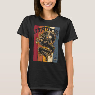 Imagine Dragon Cool Retro Vintage Chinese Dragon T-Shirt