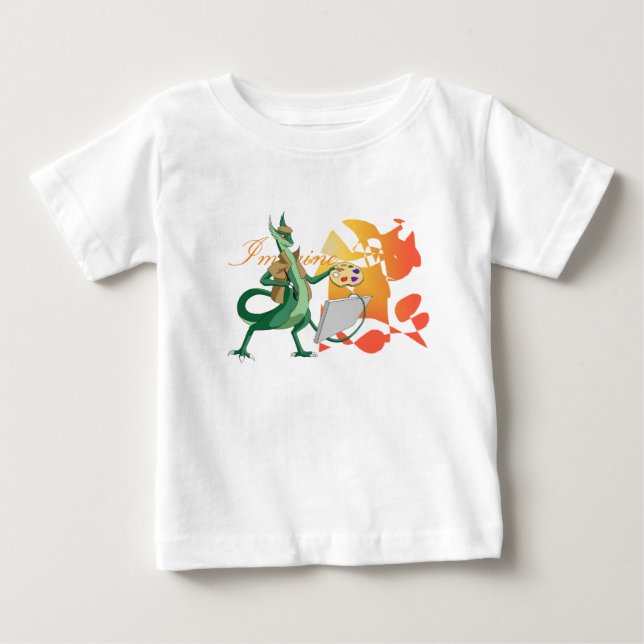 "Imagine" Dragon Painter Baby T-Shirt (Front)