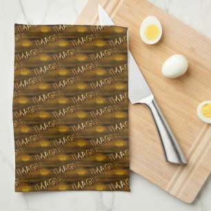 Imagine Fantasy Moon Inspirational Pattern      Tea Towel