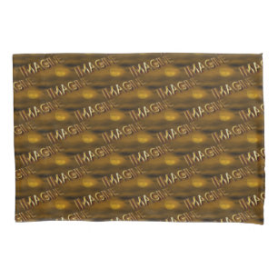 Imagine Fantasy Sky Inspirational Words Pattern   Pillowcase