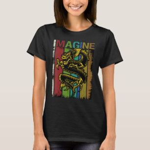 Imagine Great Dragon Vintage Cool Great T-Shirt