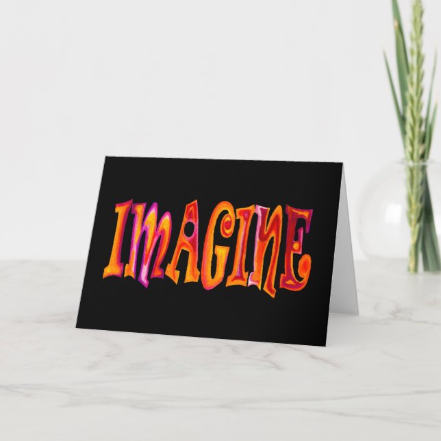 Imagine Greeting Card (Front)