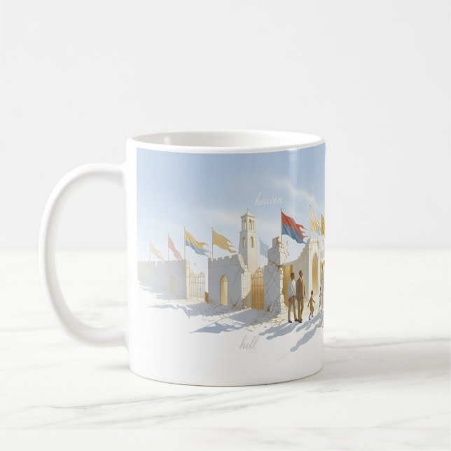 Imagine Heaven and Hell Unity Dream Mug (Left)