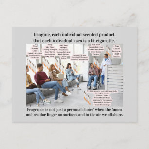 Imagine If Scented Products Were Lit Cigarettes Postcard