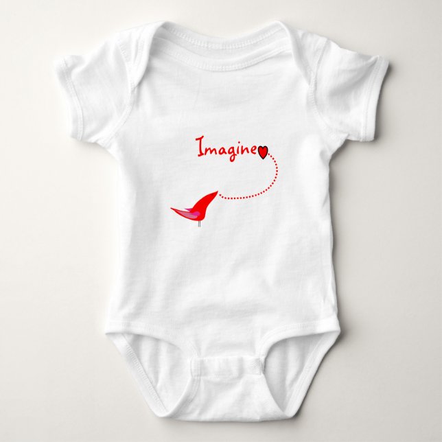 "Imagine"---John Gifts Baby Bodysuit (Front)