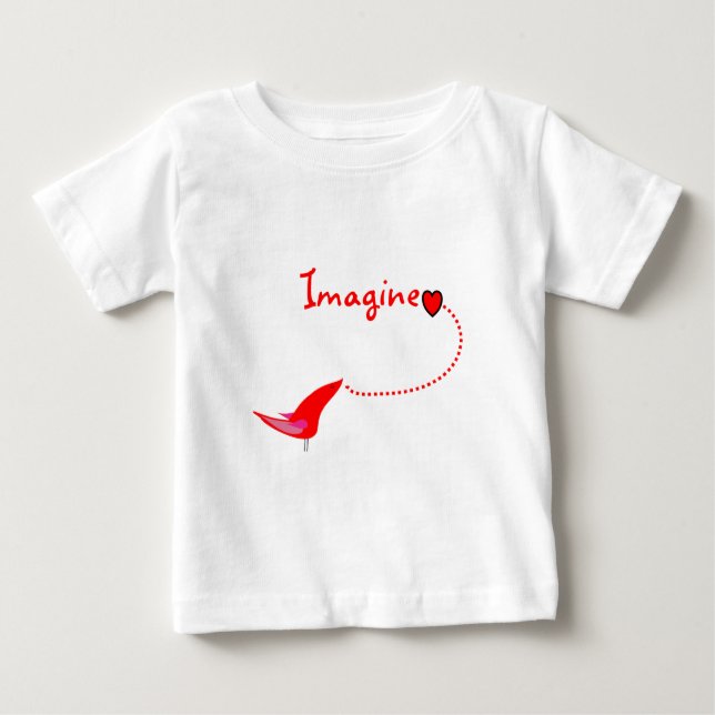 "Imagine"---John Gifts Baby T-Shirt (Front)