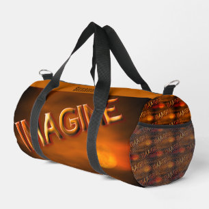 Imagine Moon Sky Inspirational Personalised Duffle Bag