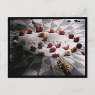 Imagine Mosaic Central Park Postcard