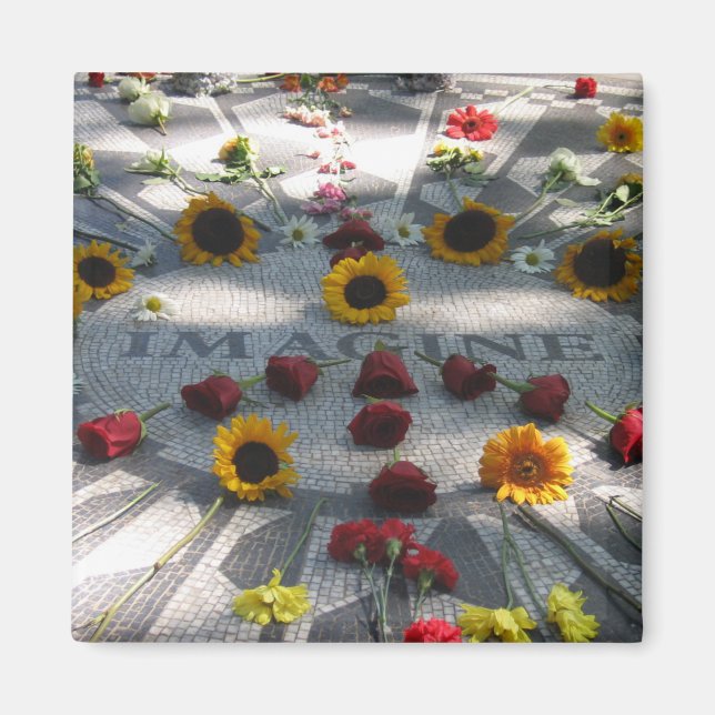 IMAGINE Mosaic, Strawberry Fields, NY -  Magnet (Front)