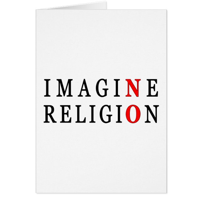 Imagine No Religion (Front)