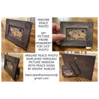 Imagine Peace Central Park Photo Frame Ornament 