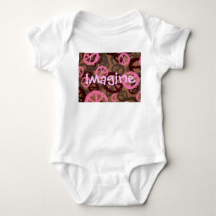 Imagine-Peace Signs-Childs Baby Bodysuit