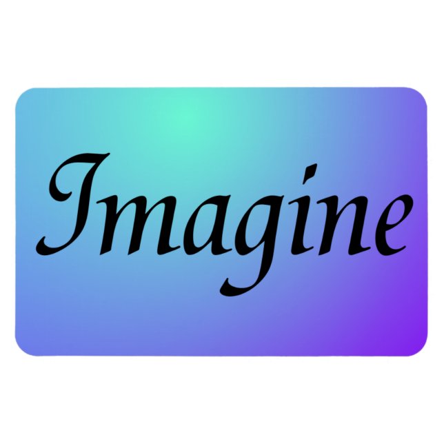 Imagine Purple Magnet (Horizontal)