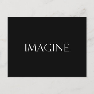 Imagine Quotes Inspirational Imagination Quote Postcard