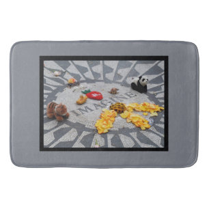 Imagine Strawberry Fields Central Park NYC photo Bath Mat