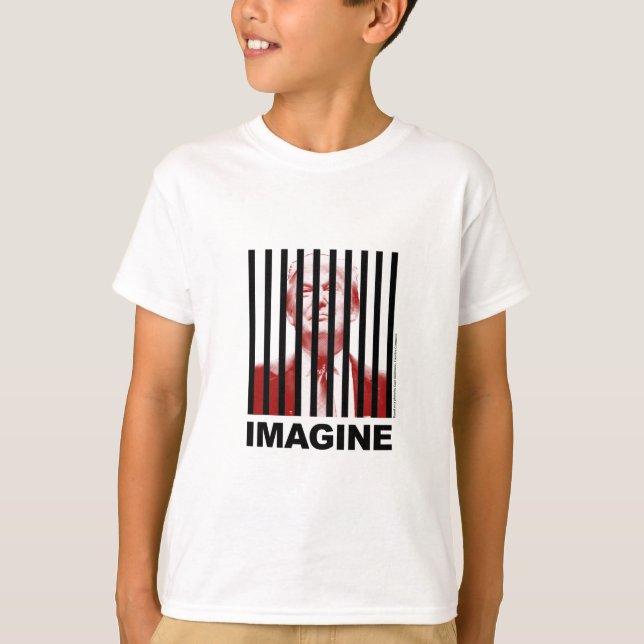 Imagine Trump Behind Bars T-Shirt (Front)