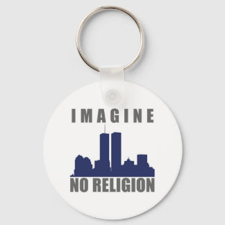 Imagine Twin Towers sillouette Key Ring