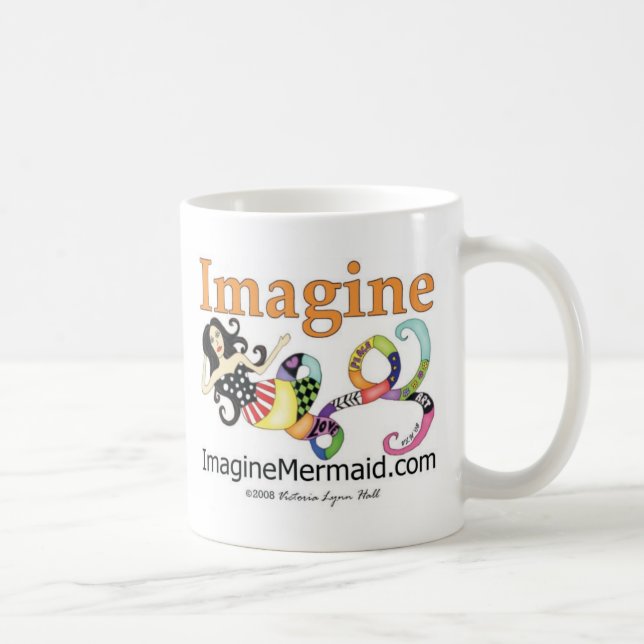 ImagineMermaid.com promotional Coffee Mug (Right)
