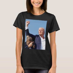 Imaging Shooting A Man And Trump Stands There Unfa T-Shirt