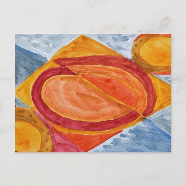 Imagining the Sun on a Rainy Day Postcard (Front)