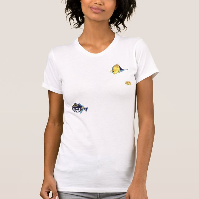 Imaginocean Two Sided Cartoon Fish T-Shirt (Front)