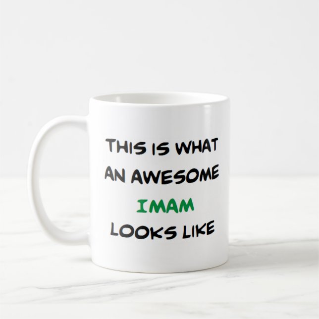 imam, awesome coffee mug (Left)