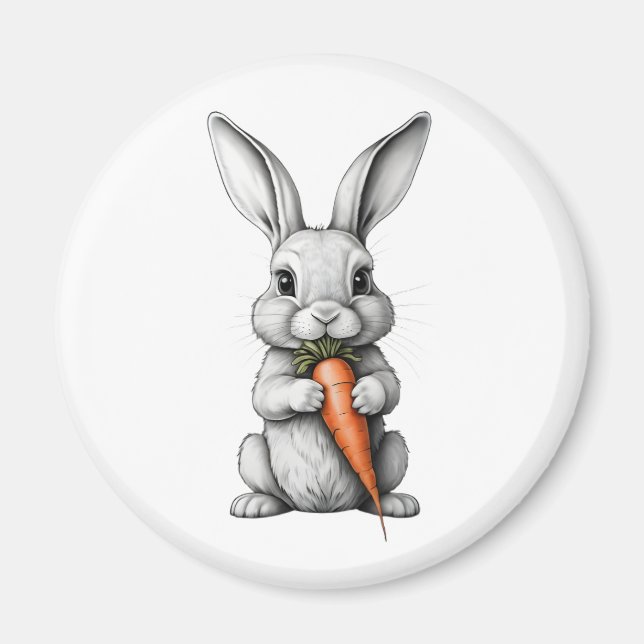 Imam Redondo Easter Rabbit Magnet (Front)