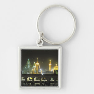 Imam Reza Shrine Complex at night, Mashhad, Key Ring
