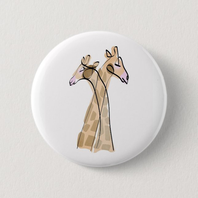 Iman 6 Cm Round Badge (Front)