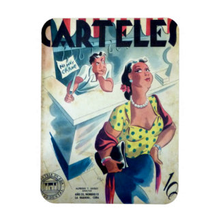 Iman from Nevera Cuba Vintage Today There Is No Me Magnet