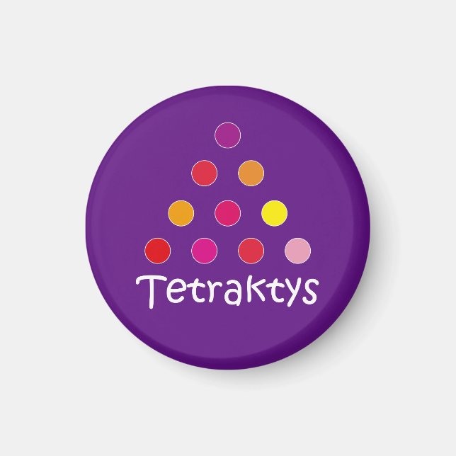 Imán Tetraktys Magnet (Front)
