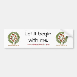 Imani Bumper Sticker