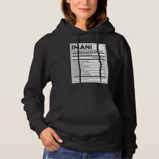 Imani Nutrition Information Problem Solving Hard W Hoodie