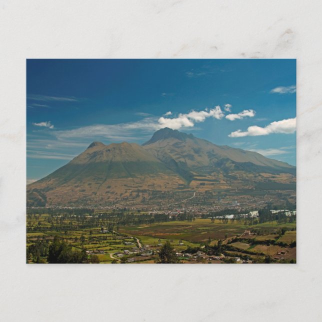 Imbabura volcano postcard (Front)