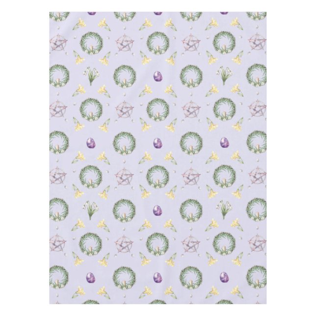 Imbolc Brigid Candlemas Alter Tablecloth (Front)