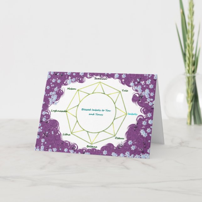 Imbolc Greeting Card (Front)