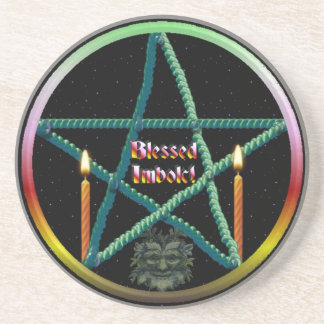 Imbolc Pentacle Coaster
