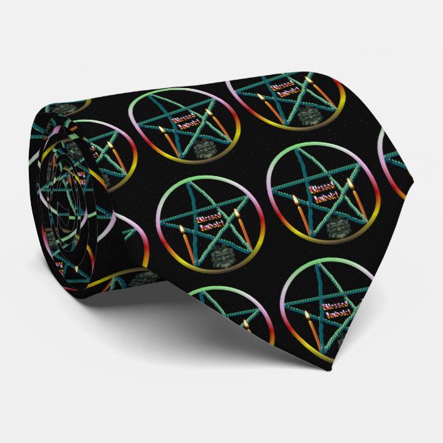 Imbolc Pentacle Tie (Rolled)